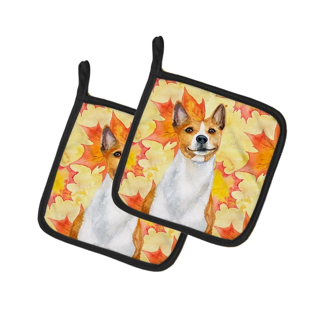 Carolines Treasures BB9953PTHD Porte-pots Basenji Fall