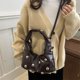 thumbnail image 3 of Bolso de mujer de moda con tachuelas de estilo europeo y americano 2025, nuevo modelo de gran capacidad, versión coreana, bandolera cruzada, bolso de mano., 3 of 10
