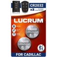 thumbnail image 1 of 2025 Latest Model Key Fob Battery Replacement for Cadillac, 2PCs CR2032 Batteries for Car, 1 of 5