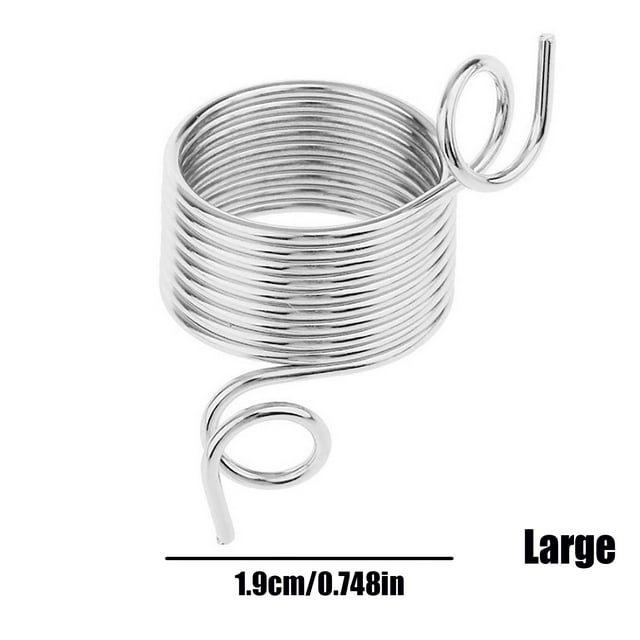 EGNMCR Type Knitting Tools Yarn Spring Guides Wear Thimble Finger Thimble Sewing Knitting thimble