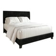 thumbnail image 5 of Castle Place Chic Corduroy Velvet Upholstered King Bed, Black, 5 of 6