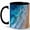 Black, variant on Aerial Beach Coffee Mug, Blue Ocean Waves Mug, Coastal Shoreline Ceramic Mug, Beach Lover Gift, Summer Sea View Cup for Women Men, 11 oz