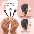 thumbnail image 2 of ShiYe toys store piezas de herramienta para cortar lazos de pelo elásticos negros y 100 bandas de goma pequeñas negras para el cabello, cortador de banda de goma para cabello, herramienta de corte elá, 2 of 4