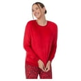 thumbnail image 5 of Secret Treasures Women's and Women's Plus 2-piece Stretch Knit Velour Top and Jogger Set, 5 of 5
