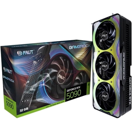 Palit RTX 5090 GameRock 32GB GDDR7 PCI Express 5.0 Graphics Card