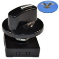 thumbnail image 1 of HQRP Rotary Switch 4-Position 3-Speed 120V-250V, 10A Fan Heater Speed Selector + HQRP Coaster, 1 of 6
