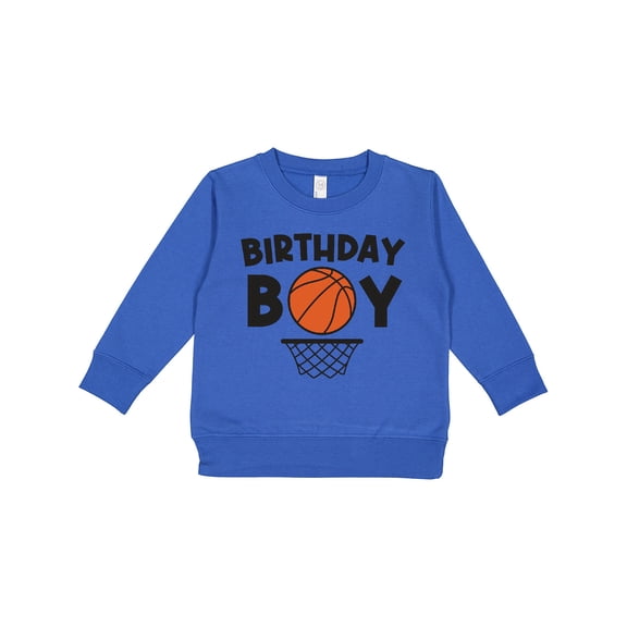 Inktastic Birthday Boy Basketball Toddler Sweatshirt