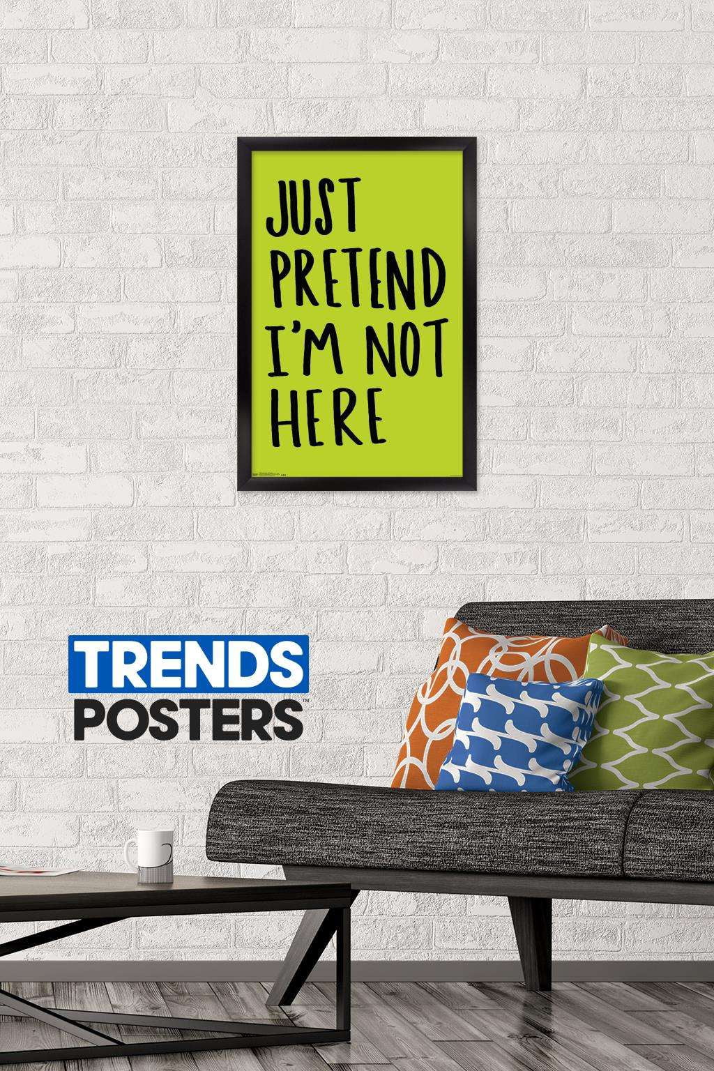 Leah Flores - Just Pretend Wall Poster, 14.725" x 22.375", Framed