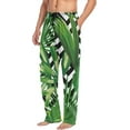 thumbnail image 5 of FREEAMG Men's Pajama Pants with Pockets Sleepwear Lounge Pants Stretch Casual Tropical Palm Leaves Jungle Plant, 5 of 7
