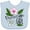 Blue, variant on Inktastic Mississippi Girl Magnolia Flowers and Leaves Girls Baby Bib