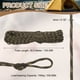 thumbnail image 2 of Uxcell Cuerda Paracord 1/8", 100 pies, Cuerda Camping 7 hebras, Cuerdas polipropileno trenzadas, Cuerdas utilitarias ligeras para uso marino, interior y exterior, Verde/Marrón, 2 of 6