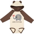 thumbnail image 3 of Inktastic Loved by My Gram Grandchild Boys or Girls Long Sleeve Baby Bodysuit, 3 of 5