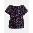 thumbnail image 6 of Scenario Women's Puff Sleeve Top, Sizes XS-XXXL, 6 of 6