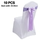 thumbnail image 2 of 10 lazos de satén para sillas: lazos para decoración de bodas, banquetes, fiestas y eventos, 2 of 5