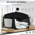 thumbnail image 2 of Carpa para Cama Porayhut Portátil con Privacidad, Oscurecimiento y Talla Queen, 2 of 9