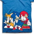 thumbnail image 6 of SEGA Boys Sonic The Hedgehog Shirt - Featuring Sonic, Tails, and Knuckles - The Hedgehog Trio - Official T-Shirt, 6 of 7
