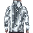 thumbnail image 3 of Bingfone Nautical1 Men's Drawstring Hoodie Long Sleeve Pocket Sweatshirts-X-Large, 3 of 6