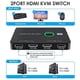 thumbnail image 4 of KVM Switch 2 Port Box USB and -Compatible Switch for 2 Computers Share Keyboard Mouse Printer and On, 4 of 5