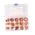 thumbnail image 3 of 150Pcs Copper Crush Washer Gasket Set Flat Ring Seal Assortment Kit M5 M6 -M22, 3 of 5