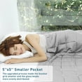 thumbnail image 4 of Weighted Blanket Anxiety Adult Kid Size 48x72 15 lbs (Soft Fabric, Light Gray), 4 of 7