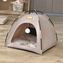 hengsof Four-Season Cat and Dog Outdoor Waterproof Tent House - Indoor/Outdoor Cave Nest Bed for Small Dogs, Cats, Bunnies