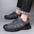 thumbnail image 6 of NOKIO Men's Athlet𝗂c Shoes Lightweight Climbing Wading Sneakers Comfortable Wate𝗋proof Hiking Shoes Durab𝗅e Non-S𝗅ip T𝗋a𝗂𝗅 Sport Shoes with Soft Cushioned Sole for Outdoor, 6 of 9