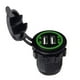thumbnail image 2 of Cargador de coche universal Vehículo USB DC12V-24V Cargador USB dual impermeable 2 puertos Toma de corriente 5V 2.1A / 1A Vogacara DZ4573-03B, 2 of 2