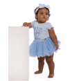 thumbnail image 2 of Stitch Baby Girls Graphic Bodysuit and Skirt Set with Matching Headband, 3-Piece, Sizes 0/3M-24M, 2 of 8