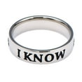 thumbnail image 2 of SalesOne LLC Star Wars I Love You/ I Know Stainless Steel Ring | Size 12 Unisex, 2 of 4