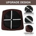 thumbnail image 2 of Waterproof Chair Seat Covers Dining Room Chair Covers Stretch Seat Cover for Dinning Room Chair Protector Slipcovers for Kitchen, Hotel (6, Flower Pattern), 2 of 6