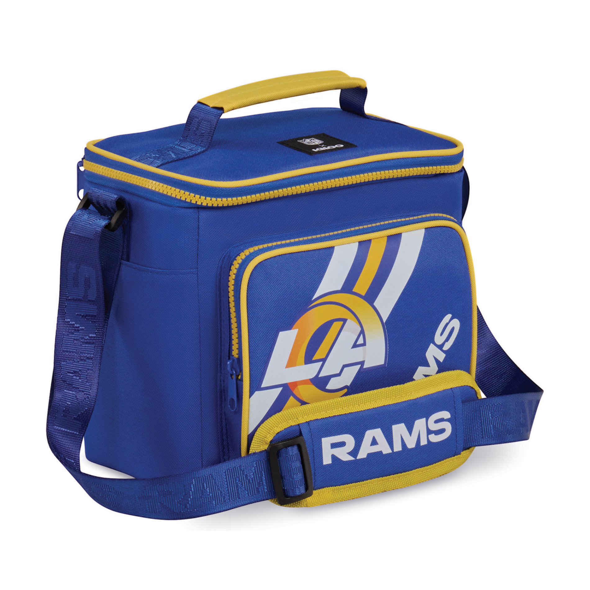 IGLOO  Los Angeles Rams Square Lined 4-Pack Cooler