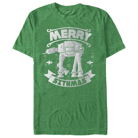Star Wars Men's Christmas Sithmas AT-AT T-Shirt