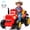Red, variant on Joyracer 12 Volt Ride on Toys, Cute Battery Powered Toys for Kids, Power Car Wheels with LED Lights, Music, Horn, Safety Belt, Red