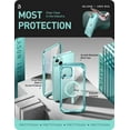thumbnail image 4 of i-Blason Shockproof AresMag Bumper Cell Phone Case for iPhone 15, SeaFoam, 4 of 8