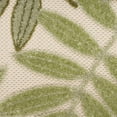thumbnail image 2 of Nourison Aloha Indoor/Outdoor Ivory Green 2' x 6' Area Rug (2x6), 2 of 8