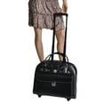 thumbnail image 5 of McKlein EDGEBROOK, Wheeled Ladies' Laptop Briefcase, Top Grain Cowhide Leather, Black (96315), 5 of 5