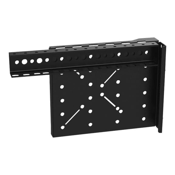 Legrand 8RU Fixed Rail Kit for Vertical Wall-Mount Cabinet TAA - Rack rail mounting kit - black - 8U