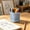 Sky Blue, variant on Clearance Under $2, 1 Pack Square Pen Holder, Multi-Functional Desk Pencil Cup, Hollow Heart Design Desktop Organizer for Home and Office Stationery, Plastic, 10cm(White)