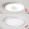thumbnail image 5 of Depuley 18.9" Modern Dimmable LED Flush Mount Ceiling Light with Remote 3 Color Changeable Timing for Living Dining Room Bedroom, 5 of 10