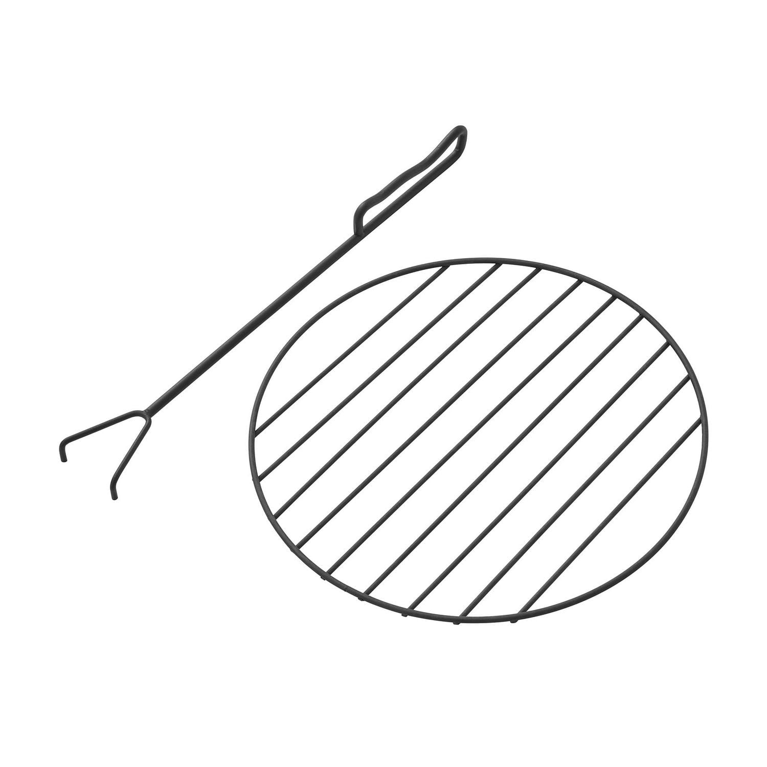 Mainstays 28 in. Steel Wood-Burning Fire Pit