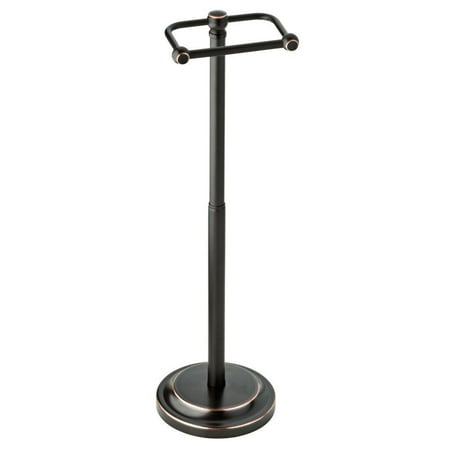 Delta Porter Telescoping Freestanding Pedestal Toilet Paper Holder in Oil Rubbed Bronze 78451-ORB