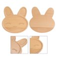 thumbnail image 1 of Toddler Plates, Wooden Dish Animal Wooden Plate Handcrafted  for Home, 1 of 7