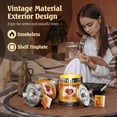 thumbnail image 4 of Scented Candles Gift Set- Apple & Cinnamon, 2 x 8 oz Aromatherapy Candle Soy Wax Tin Candles with Lid, Each 40 Hours Long Lasting Burning Time, 4 of 7