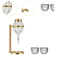 thumbnail image 6 of kowaku Japanese Cold Sake Decanter ,Cold Sake Chilled Server, Decanter ,Sturdy with Cups Sake Pot Dispenser for Cold Sake Party gold, 6 of 8