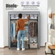 thumbnail image 3 of Closet Armable de Tela AGBOX Organizador de Ropa y Zapatos Color Gris y Negro Ahorro de Espacio Fácil Montaje y Gran Capacidad de Almacenamiento, 3 of 4