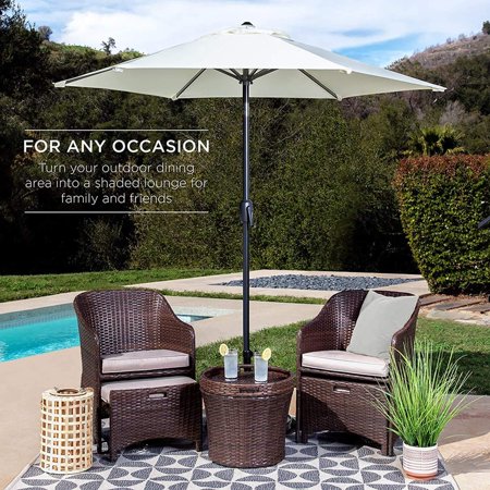 7ft 78 Inch Large Waterproof Anti Uv Patio Umbrella Cover Market Striped 6 Bones Umbrella Patio Cloth Walmart Canada