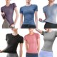 thumbnail image 5 of TFixol Camiseta de compresión para mujer, elástica, manga corta, ajustada, atlética, 5 of 8
