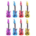 thumbnail image 1 of Ensemble de 8 Ballons en Aluminium en Forme de Guitare, Ballons Réutilisables pour Fête, Décorations d'Anniversaire, Neuf, 1 of 9