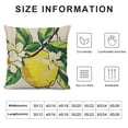 thumbnail image 6 of Awypu Home Sweet Home Lemon Summer Throw Pillow Cover Cushion Case Linen Home Office Decoration Rectangle 2 pcs White, 6 of 6