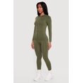 thumbnail image 3 of Women's Drawstring Hooded Zip Front Track Jacket, 3 of 4